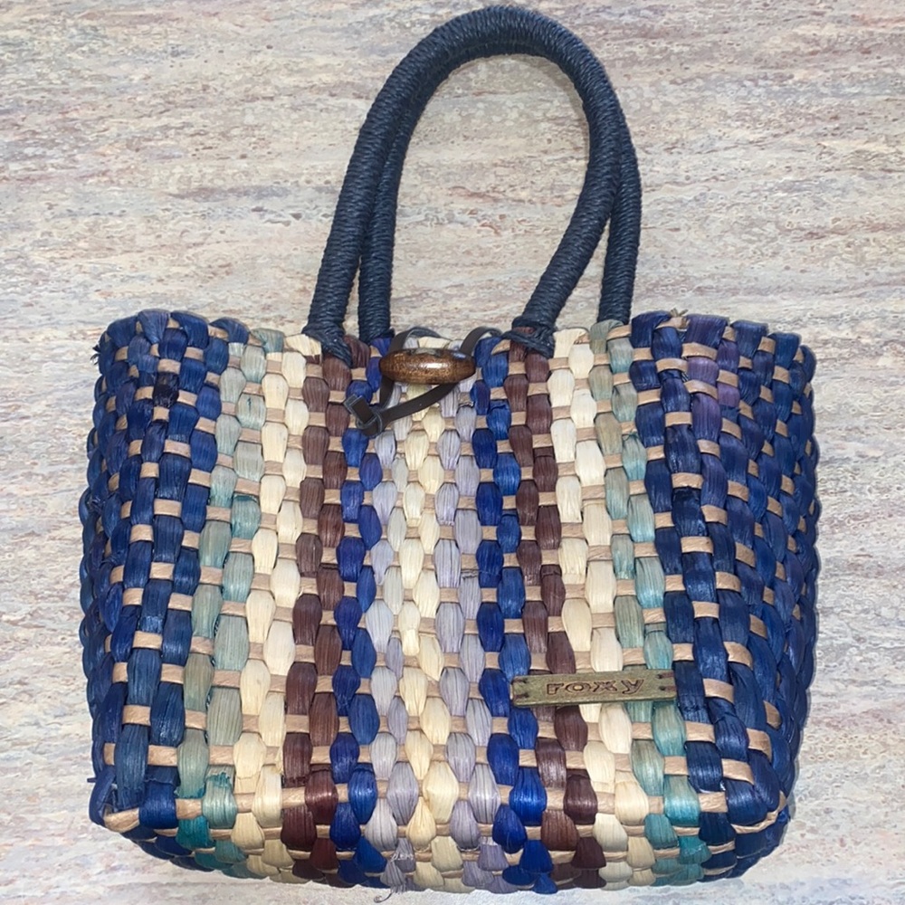 Roxy Straw Rafia Bag